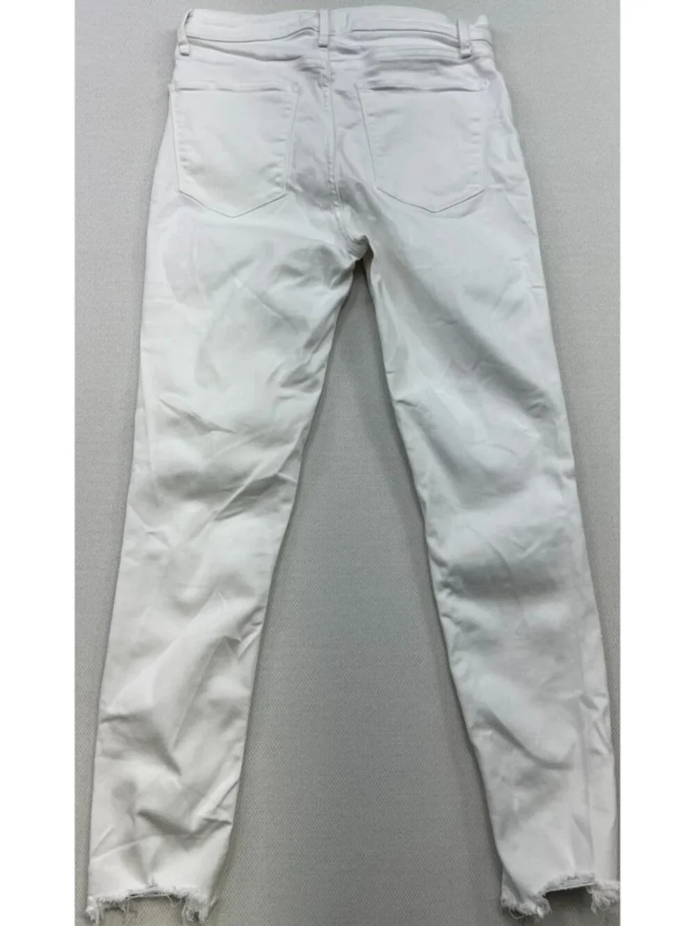 Abercrombie & Fitch Curve Love Super Skinny Ankle High Rise Jeans Sze 28/6 White